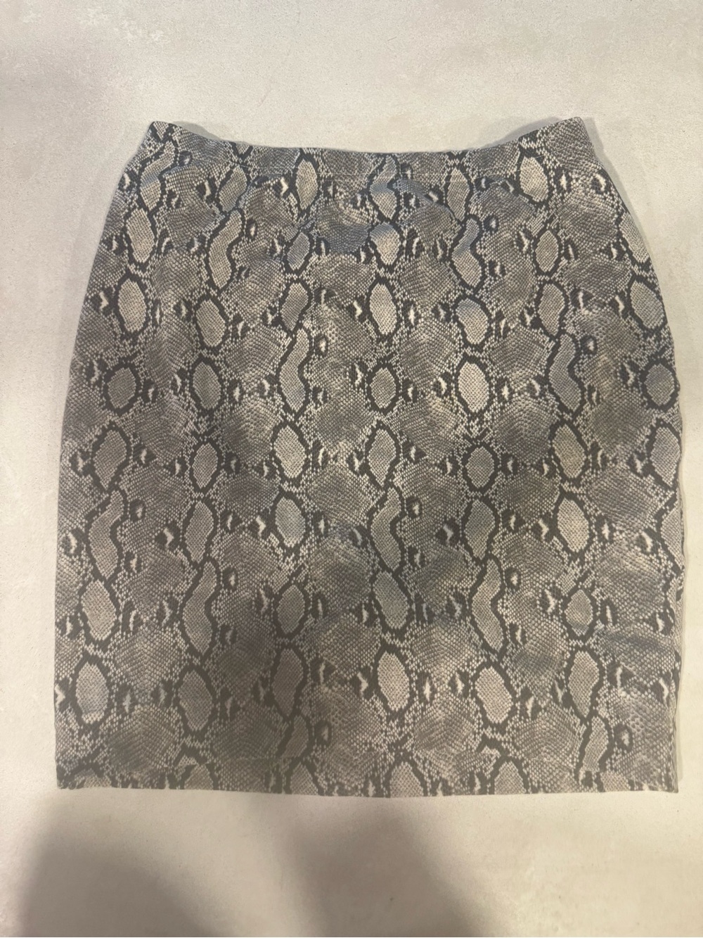 Michael Kors Python  Mini Skirt - Taupe - Picture 2 of 3